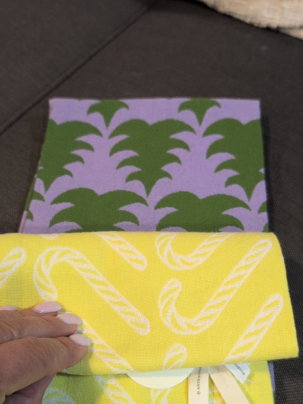 Anthropologie Set Of 2 Dish Towels. NWT - Picture 5 of 6